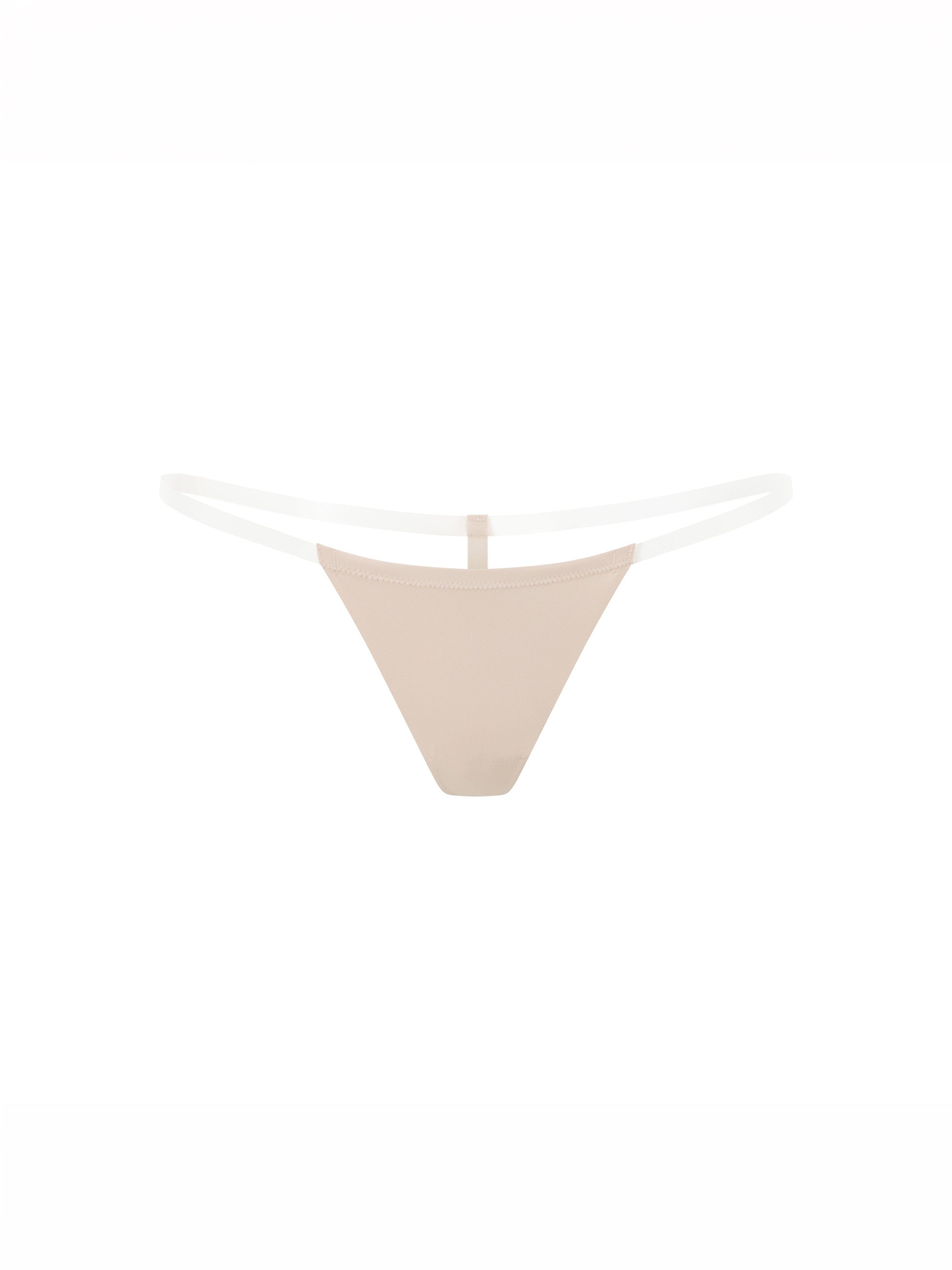 SEAMLESS CLEAR STRAP G STRING