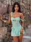 GIADA MINI DRESS MINT GREEN Mini Dress 