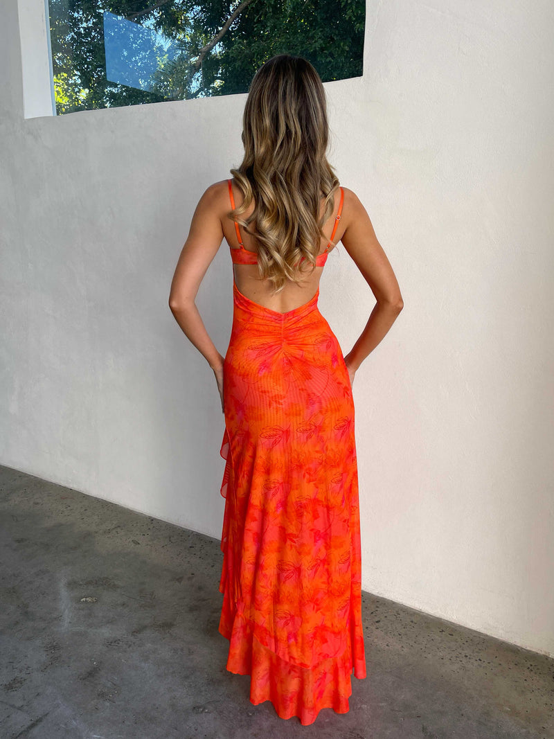 BEATRIX MAXI DRESS ORANGE Maxi Dress 