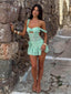 GIADA MINI DRESS MINT GREEN Mini Dress 