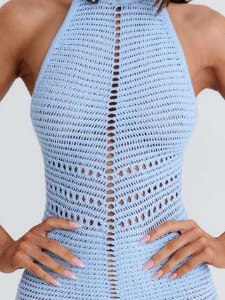 ALEENA MINI DRESS LIGHT BLUE Mini Dress 