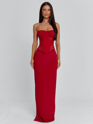 ALEXIAM MAXI DRESS RED Maxi Dress 