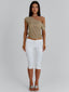 ALEXUS LONGLINE TOP TAN