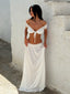 ALTHAIA TOP WHITE Crop Top 