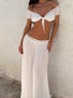 ALTHAIA TOP WHITE Crop Top 