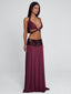 ALUNA TOP BURGUNDY Crop Top 