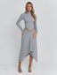AMELIS MAXI SKIRT GREY Maxi Skirt 