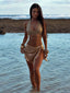 GUILIANA CROP TOP GOLD Crop Top 