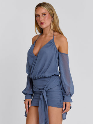 ANNABEL MINI DRESS STEEL Mini Dress 