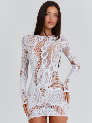 ASLAN MINI DRESS WHITE Mini Dress 