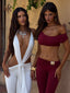 ATHEENA CROP TOP DEEP RED Crop Top 