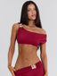 ATHEENA CROP TOP DEEP RED Crop Top 