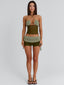 AUBRI TOP KHAKI Crop Top 