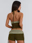 AUBRI TOP KHAKI Crop Top 