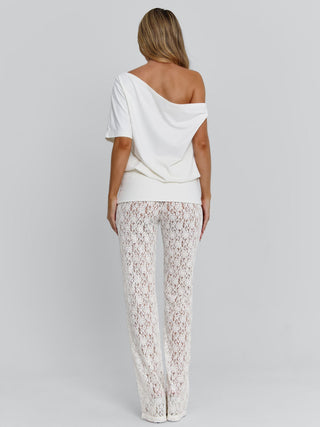 AVENELLE PANT WHITE Pants 