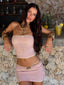 AZARIAH TOP PINK Crop Top 