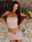 AZARIAH MINI SKIRT PINK Mini Skirt 