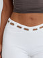 AZUL CAPRI PANTS WHITE Pants 