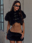 QUINCEY CROPPED JACKET BLACK Jacket 