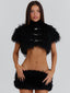 QUINCEY CROPPED JACKET BLACK Jacket 