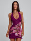 BRENDAI MINI DRESS PLUM Mini Dress 