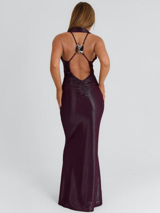 BRITT MAXI DRESS PLUM Maxi Dress 