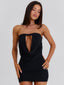 BROOKLYNN MINI DRESS BLACK Mini Dress 