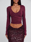 ISLE MAXI SKIRT BURGUNDY Maxi Skirt 