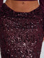 ISLE MAXI SKIRT BURGUNDY Maxi Skirt 