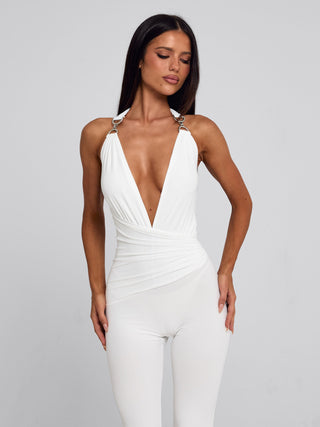 CARYS JUMPSUIT WHITE Jumpsuit 