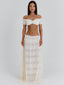 CASSIDEE MAXI SKIRT CREAM Maxi Skirt 