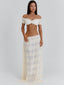 CASSIDEE MAXI SKIRT CREAM Maxi Skirt 