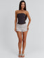 CHAYA CORSET TOP BROWN Corset 