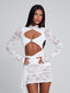 CLEMENTINE MINI DRESS WHITE Mini Dress 