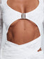 CLEMENTINE MINI DRESS WHITE Mini Dress 