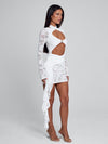 CLEMENTINE MINI DRESS WHITE Mini Dress 