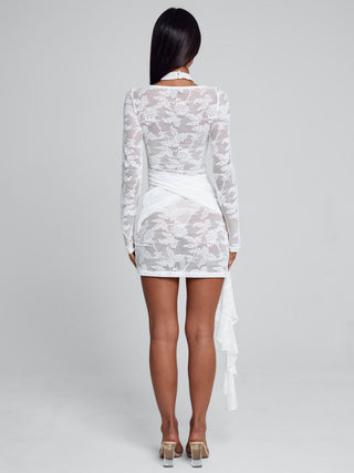 CLEMENTINE MINI DRESS WHITE Mini Dress 