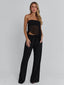 CLOVELLY TOP BLACK Crop Top 