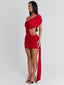 COLLINA TOP RED Crop Top 
