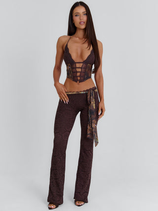 CRESSIDA PANT CHOCOLATE Pants 