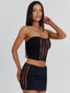 DELICE MINI SKIRT BLACK Mini Skirt 