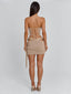 DESIREE MINI DRESS TAN Mini Dress 