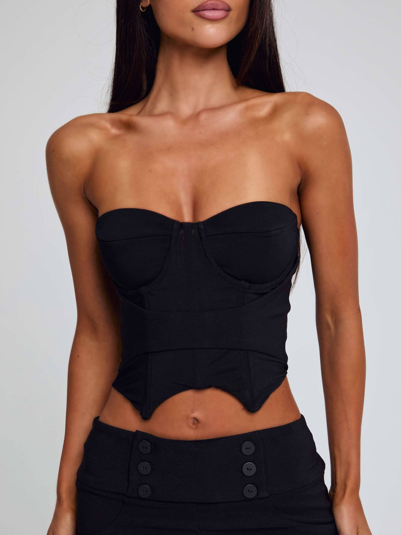 ELLIS CORSET TOP BLACK Corset 