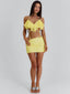 EMARI MINI SKIRT YELLOW Mini Skirt 