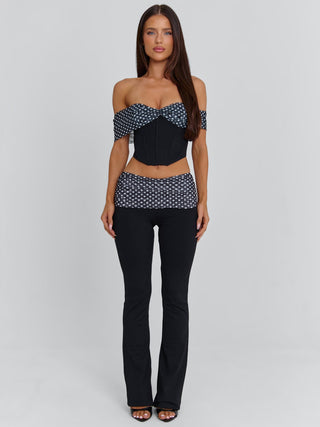 EMIL PANT BLACK POLKA DOT Pants 