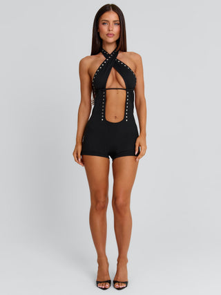 EMILIEE PLAYSUIT BLACK Playsuit 