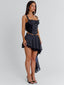 FABLE MINI SKIRT BLACK POLKA DOT Mini Skirt 
