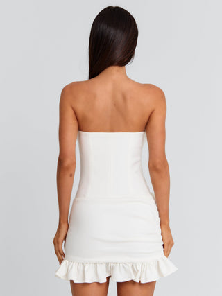 FINLAY MINI DRESS WHITE Mini Dress 