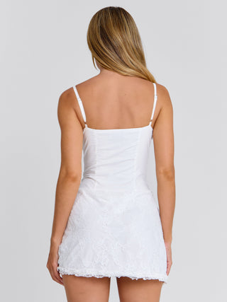 GIGY MINI DRESS WHITE Mini Dress 