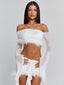 GILDA MINI SKIRT WHITE Mini Skirt 